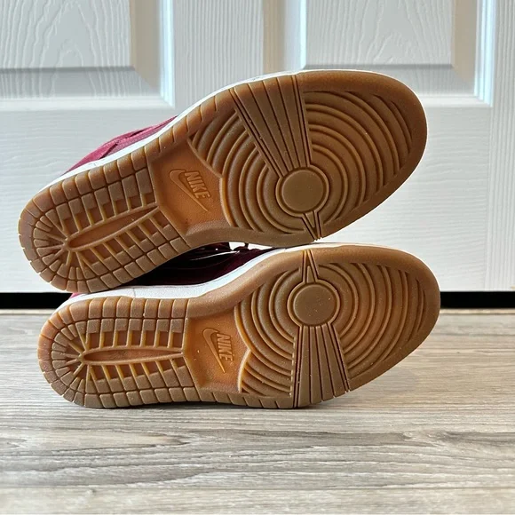 Nike Dunk Sky Hi Hidden Wedge Sneakers Red - Picture 7 of 10